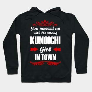 Kunoichi Girls' Ninja Birthday Gift Hoodie